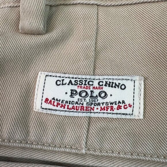 Polo Ralph Lauren Men's Classic Khaki Chino Pants Size 36 x 30 - Picture 8 of 12